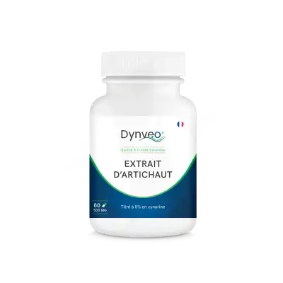 Dynveo ARTICHAUT 5% minimum en cynarine 500mg 60 gélules