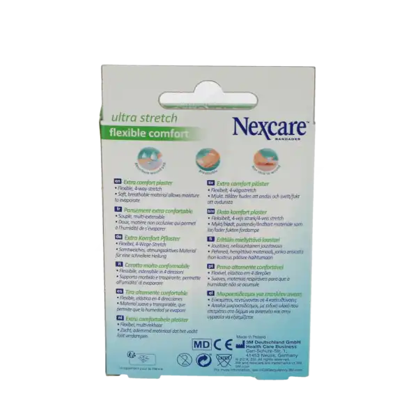 Nexcare Comfort Pansement Douceur 6x10cm 10 Bandes