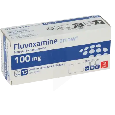 FLUVOXAMINE ARROW 100 mg, comprimé pelliculé sécable