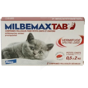 Milbemaxtab 4 Mg/10 Mg Comprimes Pellicules Pour Petits Chats Et Chatons, Comprimé Pelliculé