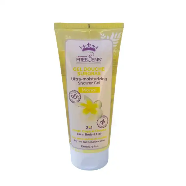 Freesens Gel Douche Surgras Sans Savon Fleur De Monoï T/200ml