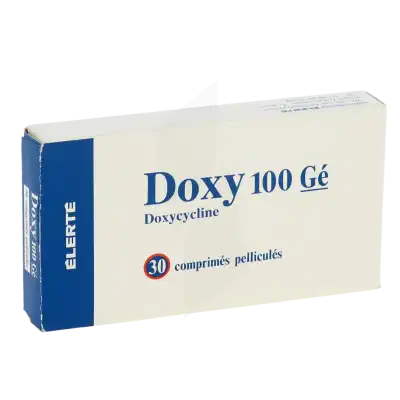 Doxy 100 Mg, Comprimé Pelliculé à Paris