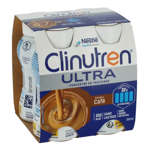 Clinutren Ultra Nutriment Café 4 Bouteilles/200ml