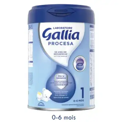 Gallia Procesa 1 Lait Pdre B/800g à Drocourt