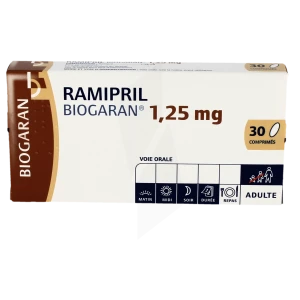 Ramipril Biogaran 1,25 Mg, Comprimé