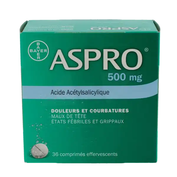 Aspro 500 Effervescent, Comprimé Effervescent