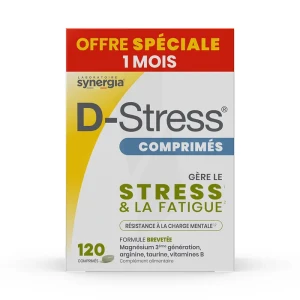 Synergia D-stress Stress & Fatigue Comprimés B/120