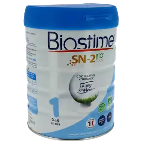 Biostime 1 Lait En Poudre Bio 0-6 Mois B/800g à AUBEVOYE