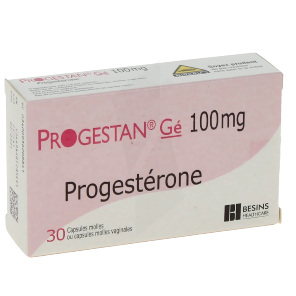 Progestan 100 Mg, Capsule Molle Ou Capsule Molle Vaginale