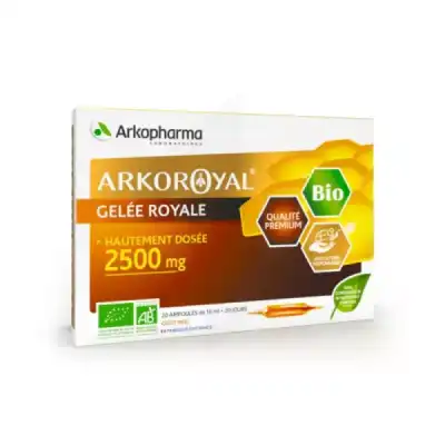 Arkoroyal GelÉe Royale Bio 2500 Mg S Buv 20amp/10ml à AUBEVOYE
