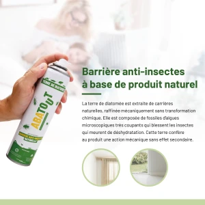 Abatout Barrière Anti-insectes Terre De Diatomée Spray/400ml