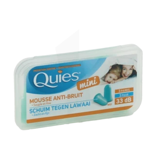 Quies Protection Auditive Mousse Vert Mini B/6