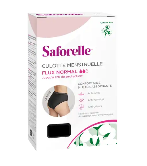 Saforelle Culotte Menstruelle Classic Flux Normal T42