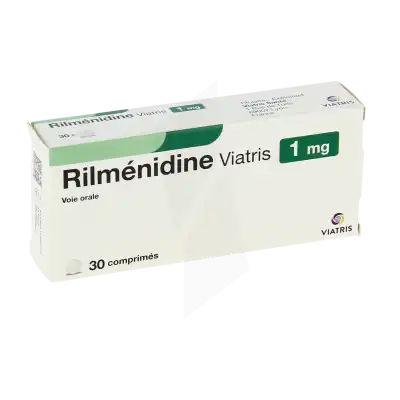 Rilmenidine Viatris 1 Mg, Comprimé à Angers
