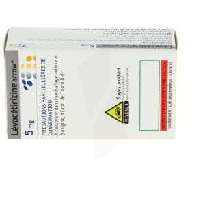 Levocetirizine Arrow 5 Mg, Comprimé Pelliculé