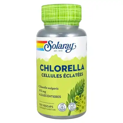 Solaray Chlorella 410mg Capsules végétales B/100