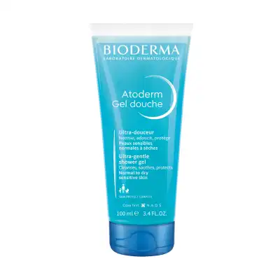 Bioderma Atoderm Gel Douche Lavant Doux Hydratant Format Voyage 100ml à Obernai