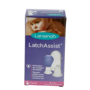 Lansinoh Latch Assist Appareil Type Ventouse Mamelon Plat