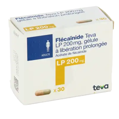 Flecainide Teva Lp 200 Mg, Gélule à Libération Prolongée à FLEURANCE