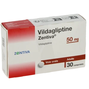 Vildagliptine Zentiva 50 Mg, Comprimé