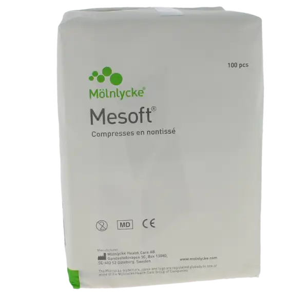 Mesoft Compresses En Notissé 4 Plis - 10x10cm