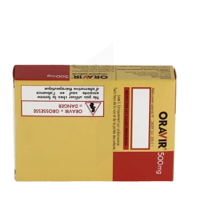 Oravir 500 Mg, Comprimé Pelliculé