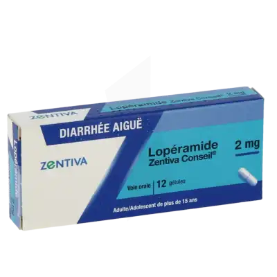 LOPERAMIDE ZENTIVA CONSEIL 2 mg, gélule