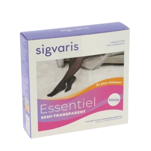 Sigvaris Essentiel Semi-transparent Chaussettes Po Femme Classe 2 Dune Xx Large Normal