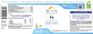 Be-life Fe Gélules B/60