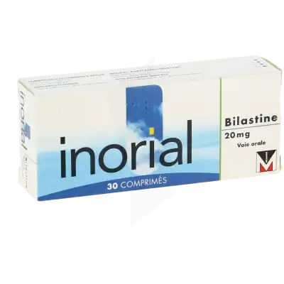 INORIAL 20 mg, comprimé