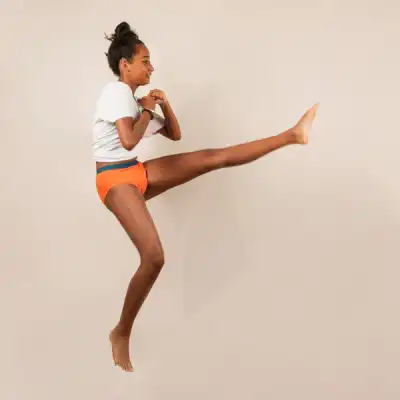 Culotte Menstruelle Ados Victoire Orange XS (10-12 ans)