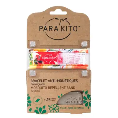 Parakito Graffic Bracelet Répulsif Anti-moustique Flowery B/2 à TOUCY