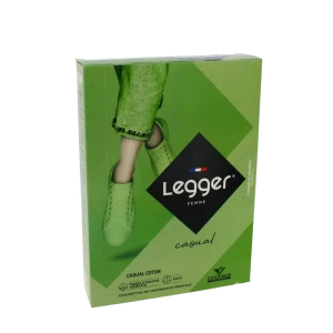 Legger Casual Coton Chaussette Femme Noir T3n
