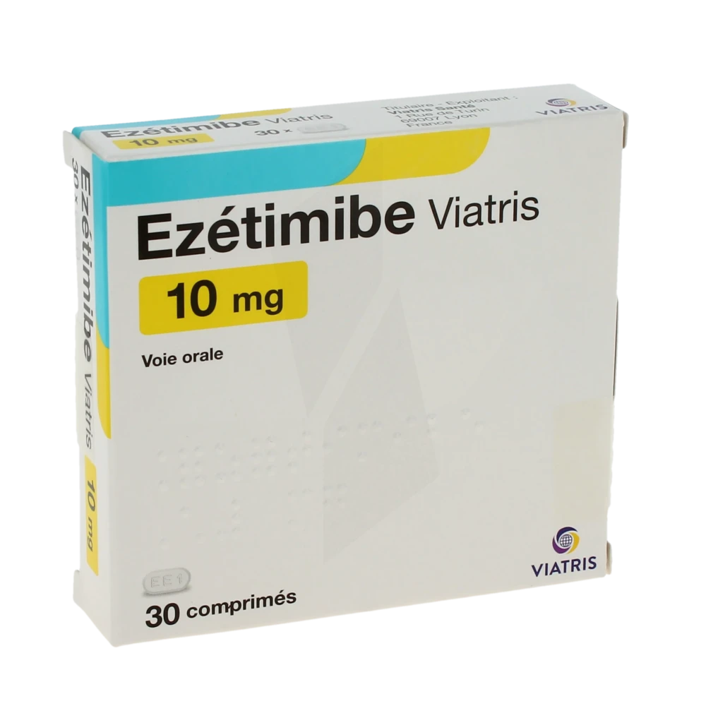 Ezetimibe Viatris 10 Mg, Comprimé