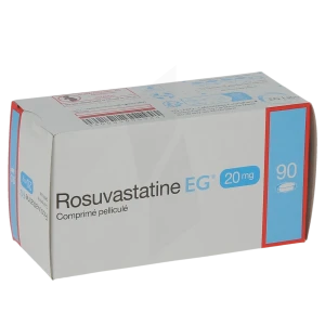 Rosuvastatine Eg 20 Mg, Comprimé Pelliculé
