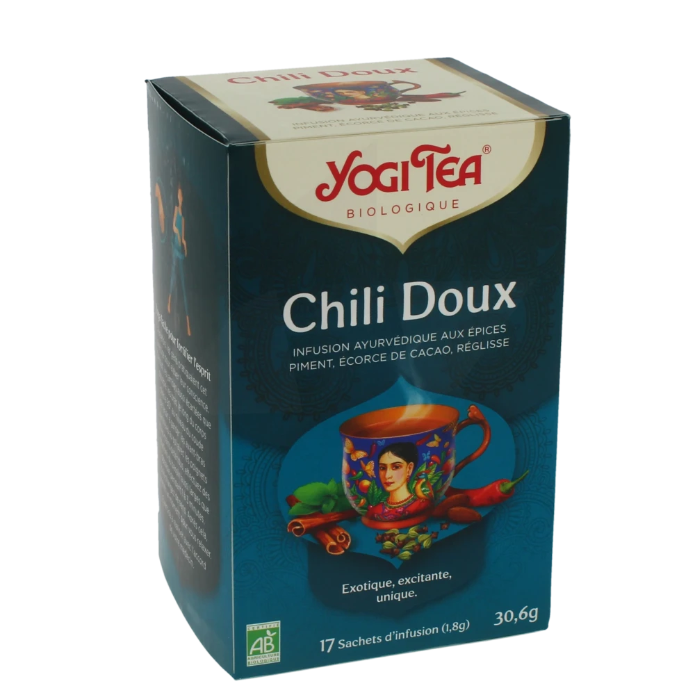 Yogi Tea Tisane Ayurvédique Chili Doux Bio 17 Sachets/1,8g