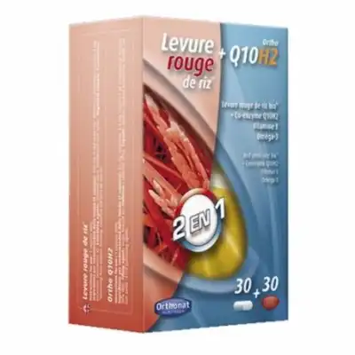 Orthonat Nutrition - Levure Rouge De Riz & Q10h2 - 2 X 30 Gélules à TOURS