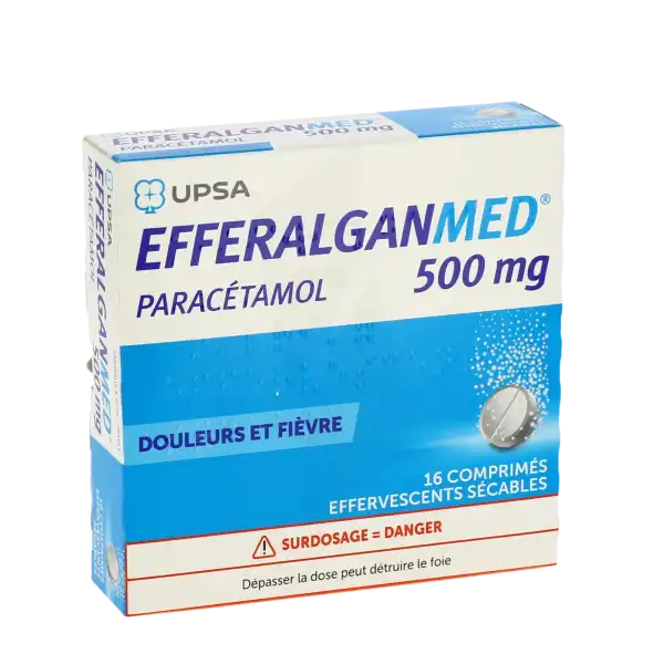 Efferalganmed 500 Mg, Comprimé Effervescent Sécable