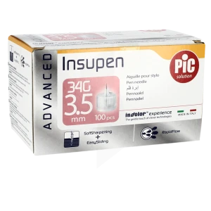 Insupen - Aiguille Pour Stylo 3,5mm - 100 Pièces