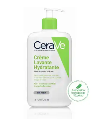 Cerave Crème Lavante Hydratante Fl Pompe/473ml à STRASBOURG