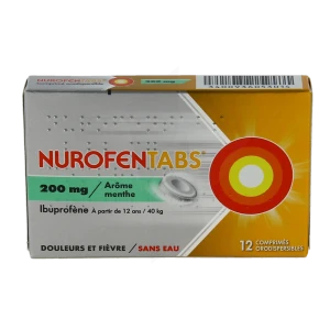 Nurofentabs 200 Mg, Comprimé Orodispersible