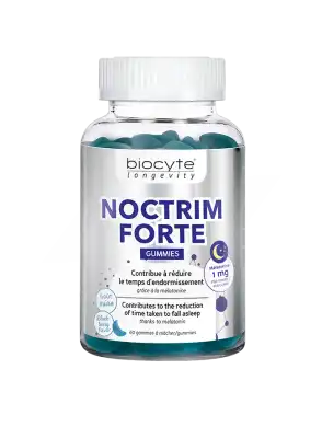 Biocyte Noctrim Forte Gommes à Macher B/60 à  NICE
