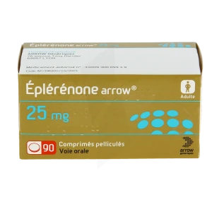 Eplerenone Arrow 25 Mg, Comprimé Pelliculé