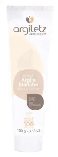 Argiletz Argile Blanche Masque Visage, Tube 100 G