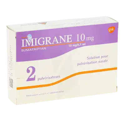 Imigrane 10 Mg/0,1 Ml, Solution Pour Pulvérisation Nasale à MONTEREAU-FAULT-YONNE
