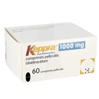 Keppra 1000 Mg, Comprimé Pelliculé à PEYNIER