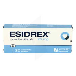 Esidrex 25 Mg, Comprimé Sécable