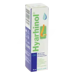 Hyarhinol Solution Nasale Hygiène Des Fosses Nasales Flacon Pulvérisateur De 15 Ml à Courbevoie