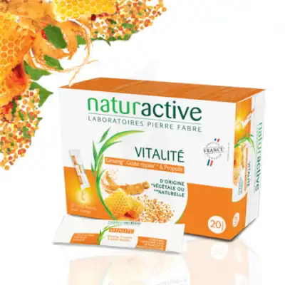 Naturactive Phytothérapie Fluides Solution Buvable Vitalité 20 Sticks/10ml à Drocourt
