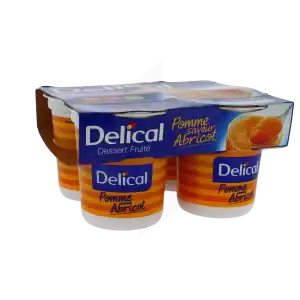 Delical Nutra'pote Nutrim Pomm Abricot 4/200 G à VALS-LES-BAINS